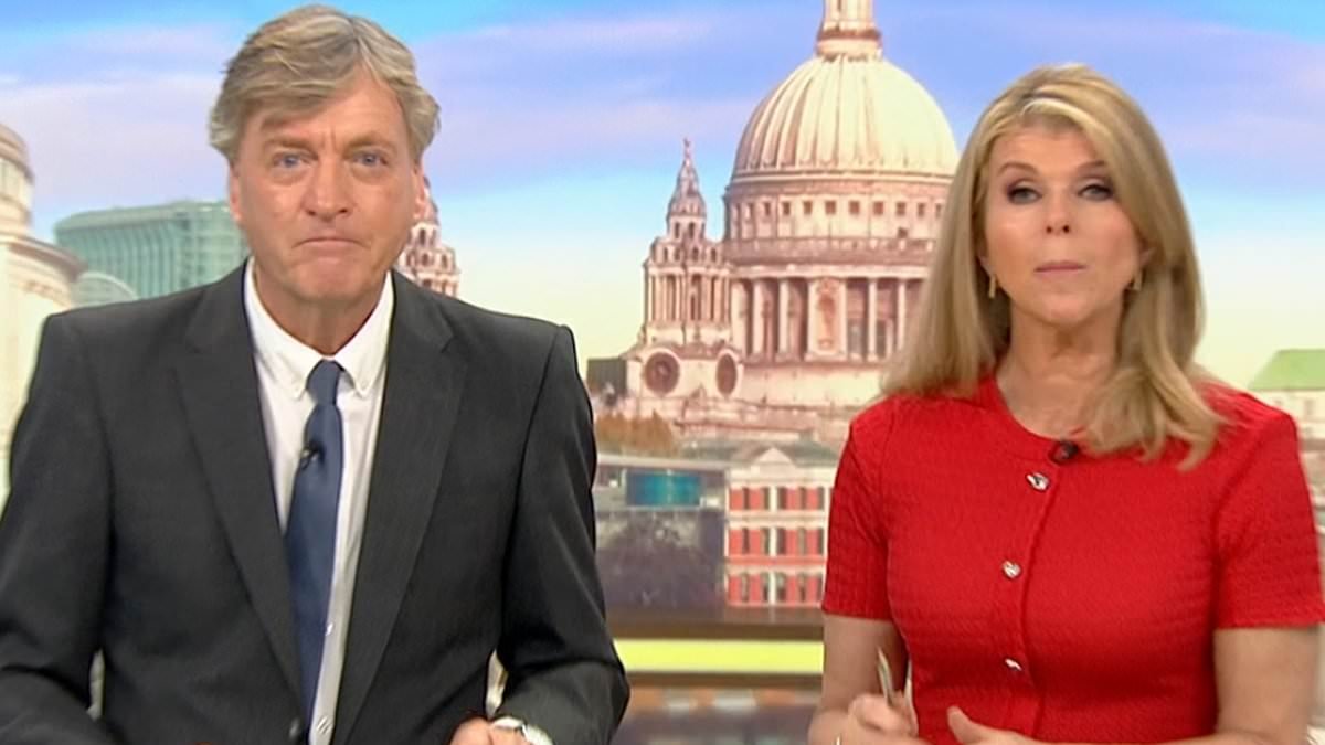Good Morning Britain viewers 'switch off' as they brand Richard Madeley 'utterly rude and unwatchable' - while 'messy' Kate Garraway is caught 'talking off camera' in middle of live broadcast