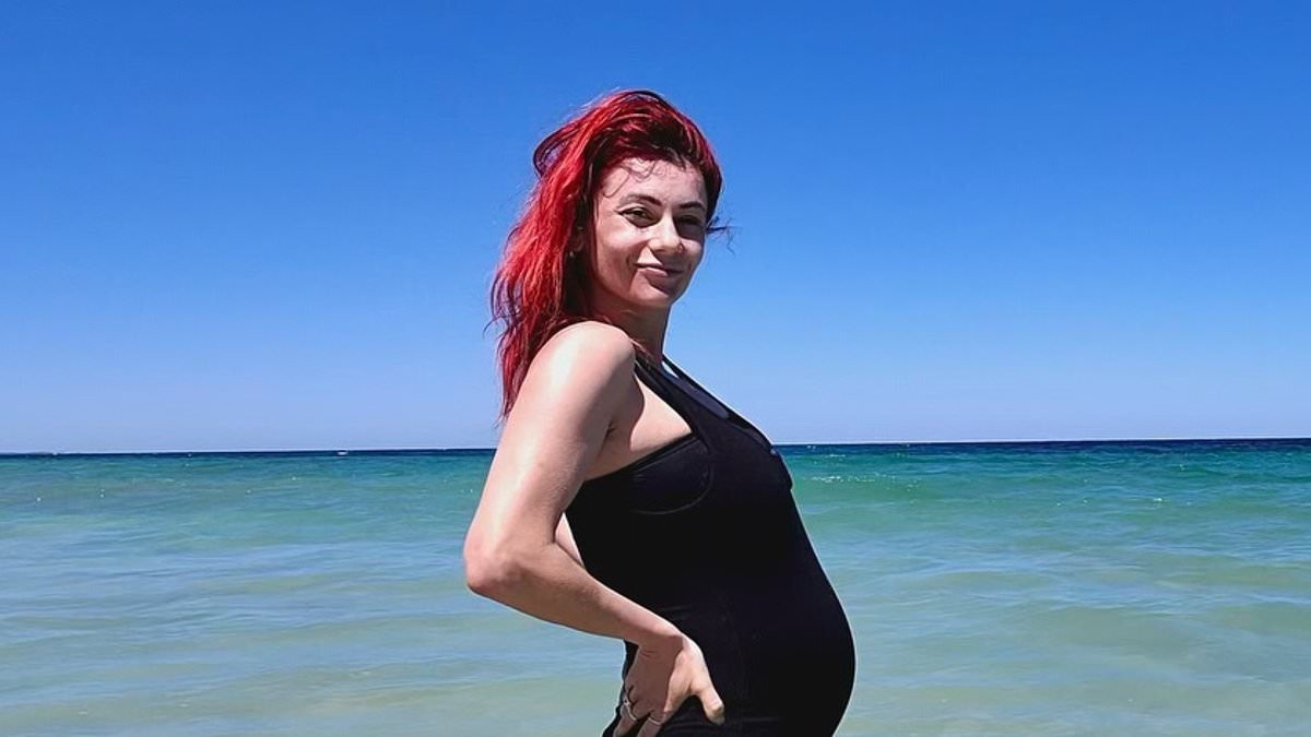 Joe Sugg shares new snaps of pregnant Dianne Buswell as they land back in the UK following Christmas with her family