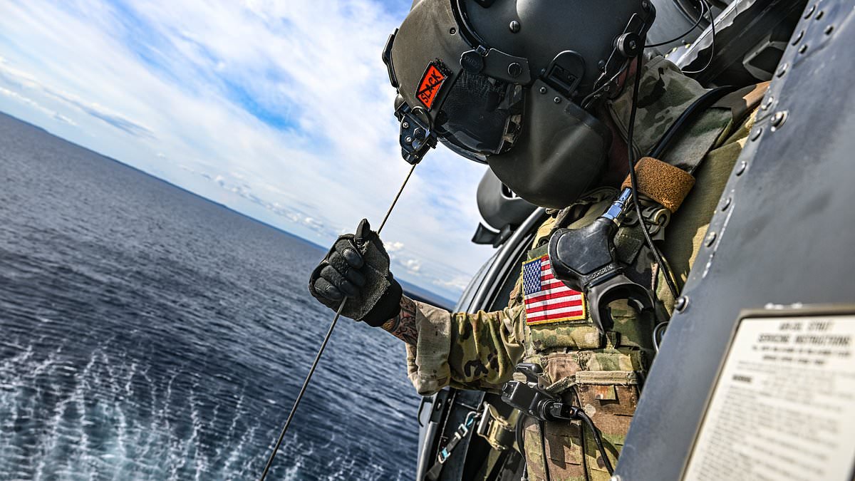 As the Iranians closed in, an elite unit of American rescue troops - under heavy fire - swooped to grab the stranded pilot: IAN GALLAGHER