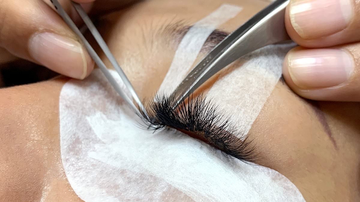 Experts warn that popular eyelash extensions can trigger severe eye condition