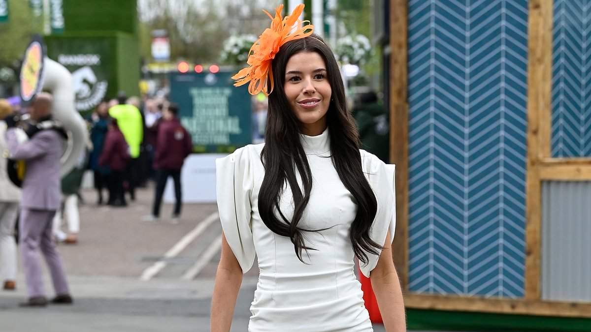 Racegoers including Princess Anne brave wind and rain at freezing 'r-Aintree' on first day of Grand National festival