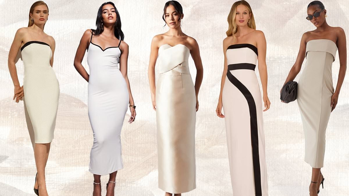 We've found a John Lewis version of Meghan Markle's chic strapless dress - and it's perfect for special occasions