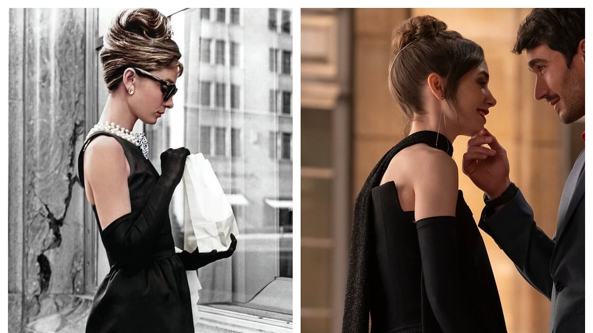 Lily goes lightly into role she was born for: Emily In Paris star to play Audrey Hepburn in film about making of Breakfast At Tiffany's
