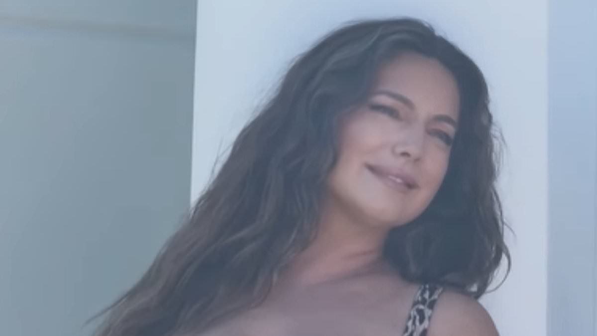 Kelly Brook shows off her incredible curves in bikinis and swimsuits as she shoots her new campaign in South Africa before tucking into giant chip butties, charcuterie boards and wine
