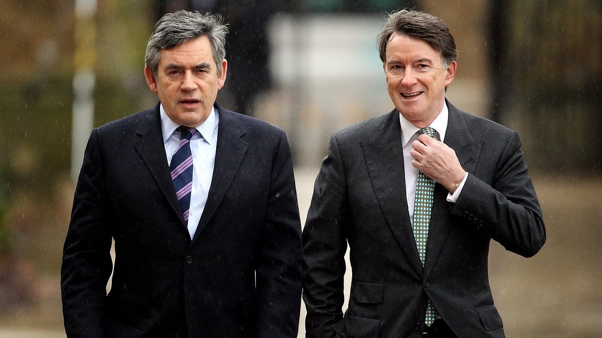 'Bye bye, smelly': How Mandelson and Epstein seemingly 'plotted against Gordon Brown during his final months in office'