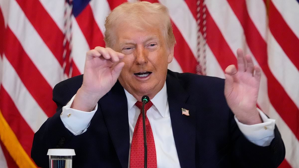 Donald Trump speaks with FRENCH accent while doing impersonation of President Emmanuel Macron