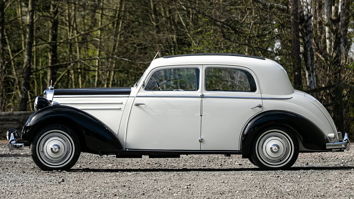 Vintage 1950s Mercedes used by Marilyn Monroe is being sold at a UK auction - and it's primed to fetch £150k