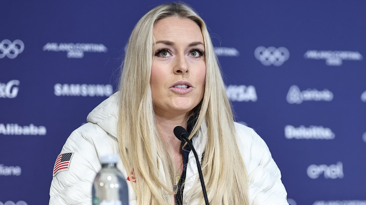 Lindsey Vonn, 41, reveals she WILL compete in Winter Olympics... despite being airlifted to hospital with a ruptured ACL four days ago