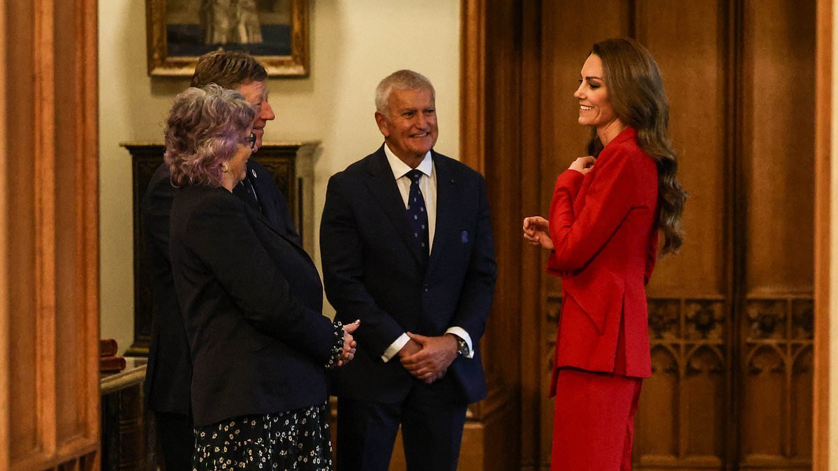 Princess Kate welcomes England's Red Roses to Windsor Castle to celebrate their Women's Rugby World Cup triumph