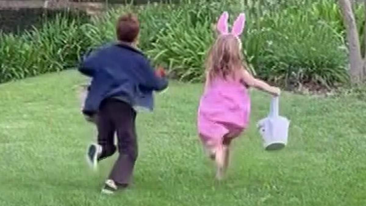 Like mother, like daughter! How Lilibet is following in Meghan's footsteps with her love of going barefoot - while Archie was dressed to impress for Easter