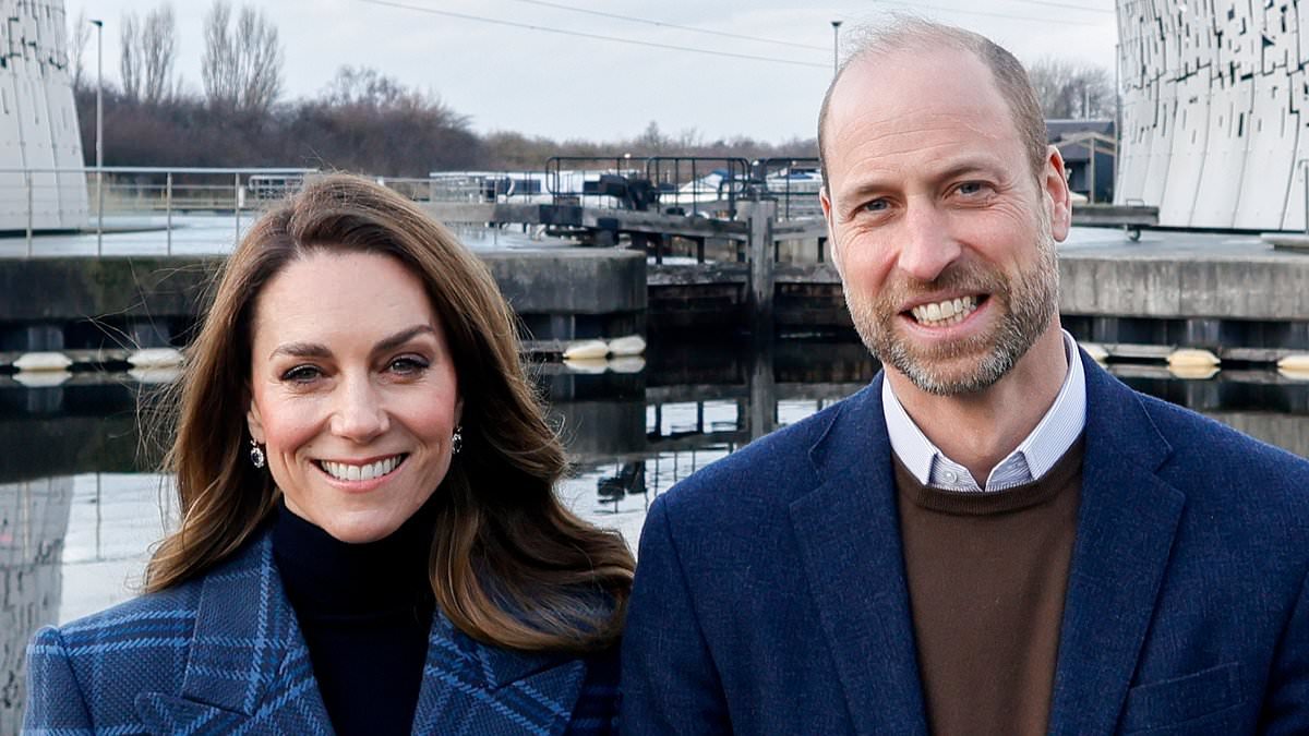 Prince and Princess of Wales take to the ice as they meet Winter Olympics heroes - and visit the iconic Kelpies on day of engagements in Scotland