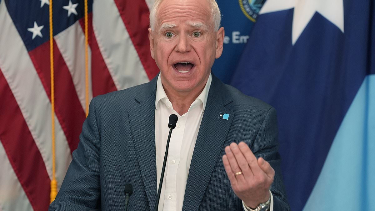 Tim Walz begs Donald Trump to pull federal agents from Minnesota after second immigration protester is shot dead in weeks - as he blasts letter setting conditions for ICE to leave