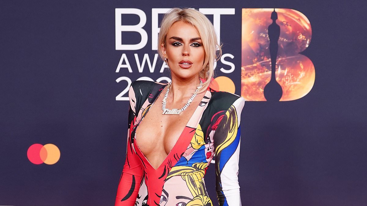 BRIT Awards worst dressed: Tallia Storm leaves little to the imagination in a plunging cartoon print catsuit as she, Fleur East and Rosalia lead the red carpet fashion flops and frock horrors