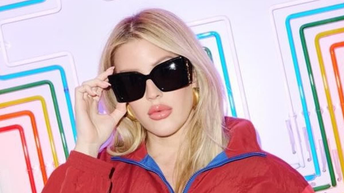 Ellie Goulding showcases her baby bump in lace shorts for pal's birthday party ahead of welcoming her first child with boyfriend Beau Minniear