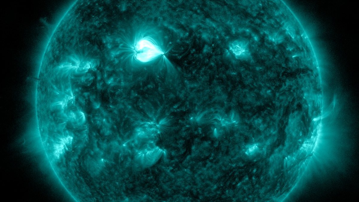 Sun unleashes FOUR powerful solar flares towards Earth - as scientists warn they could wreak havoc on radios and GPS satellites