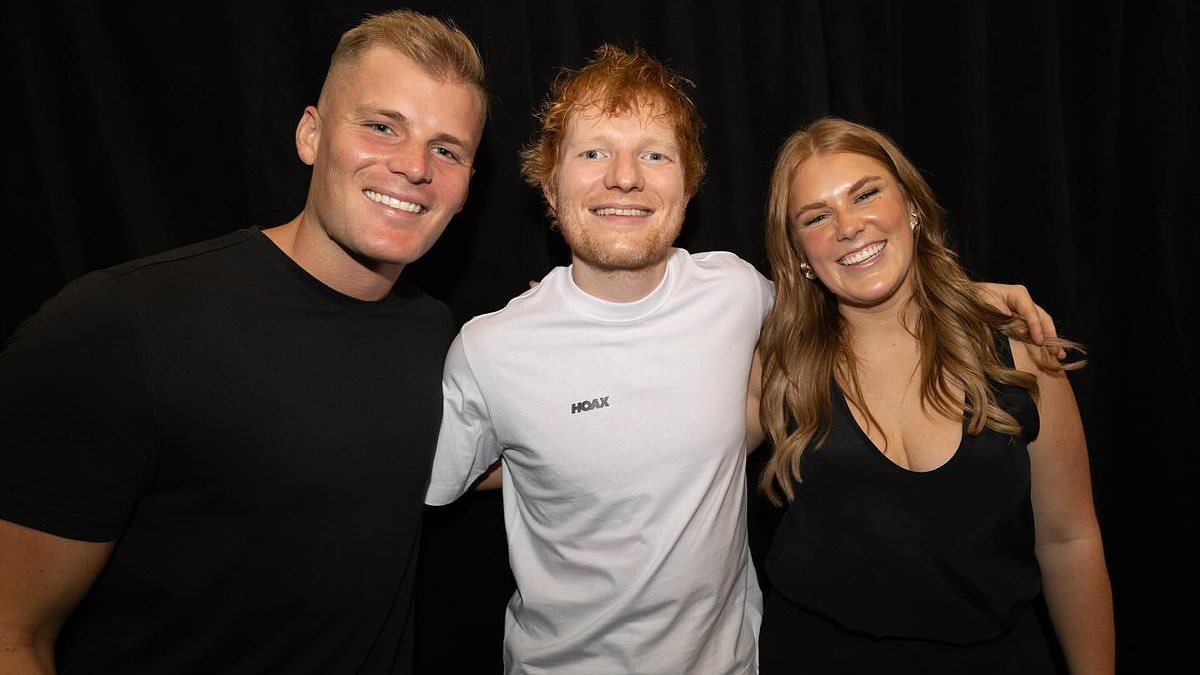 Shane Warne's children party with the late cricketer's good mate Ed Sheeran - after daughter Summer clashed with 'Karen' in heated row at concert