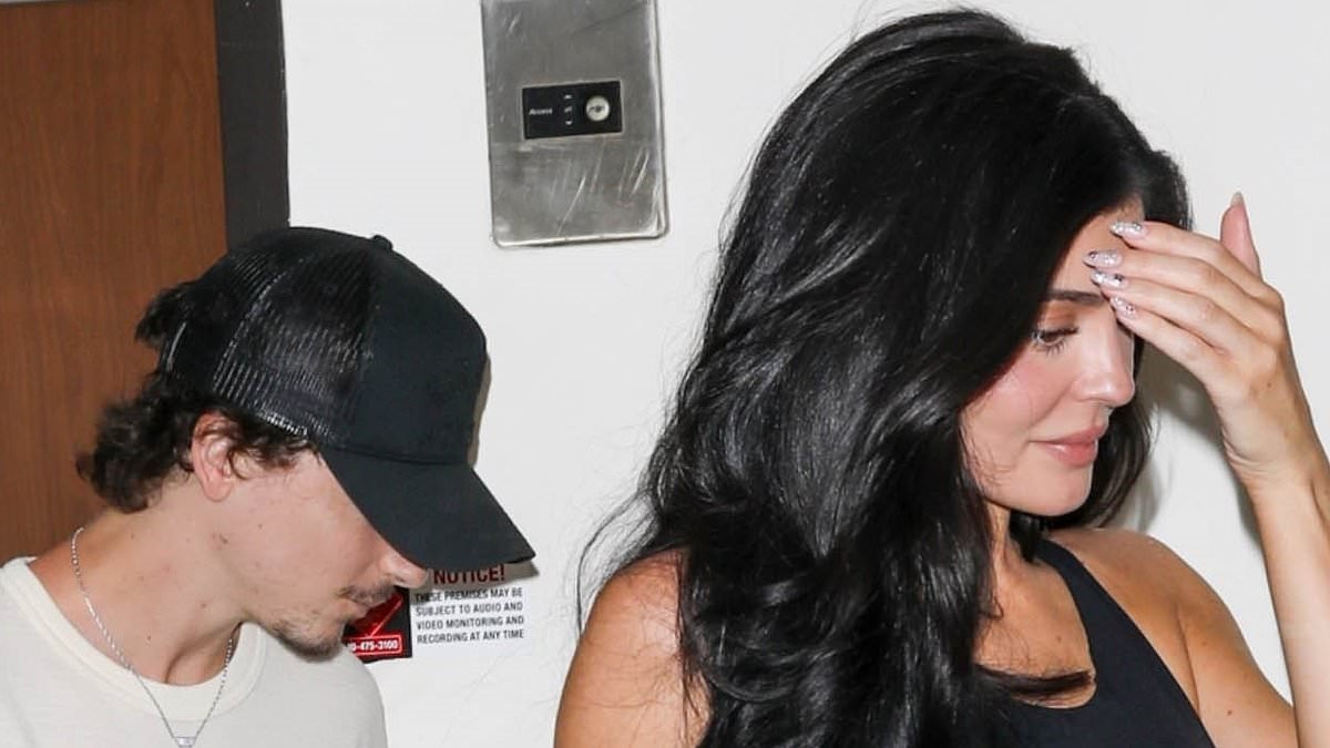 Kylie Jenner and Timothee Chalamet enjoy dinner date at LA hotspot with her sister Kendall... weeks after his Oscars loss