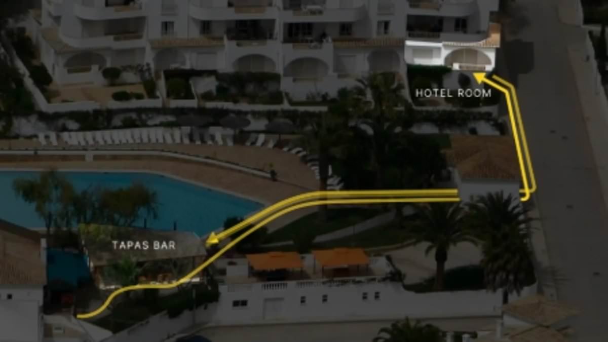 Minute by minute, how Maddie McCann mysteriously vanished from her bed as her parents dined just 50m away