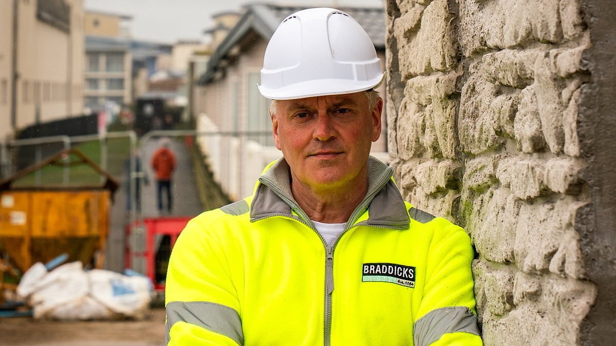 Holiday park owner is forced to fork out £300,000 sea wall to protect his cliffside restaurant after council refused