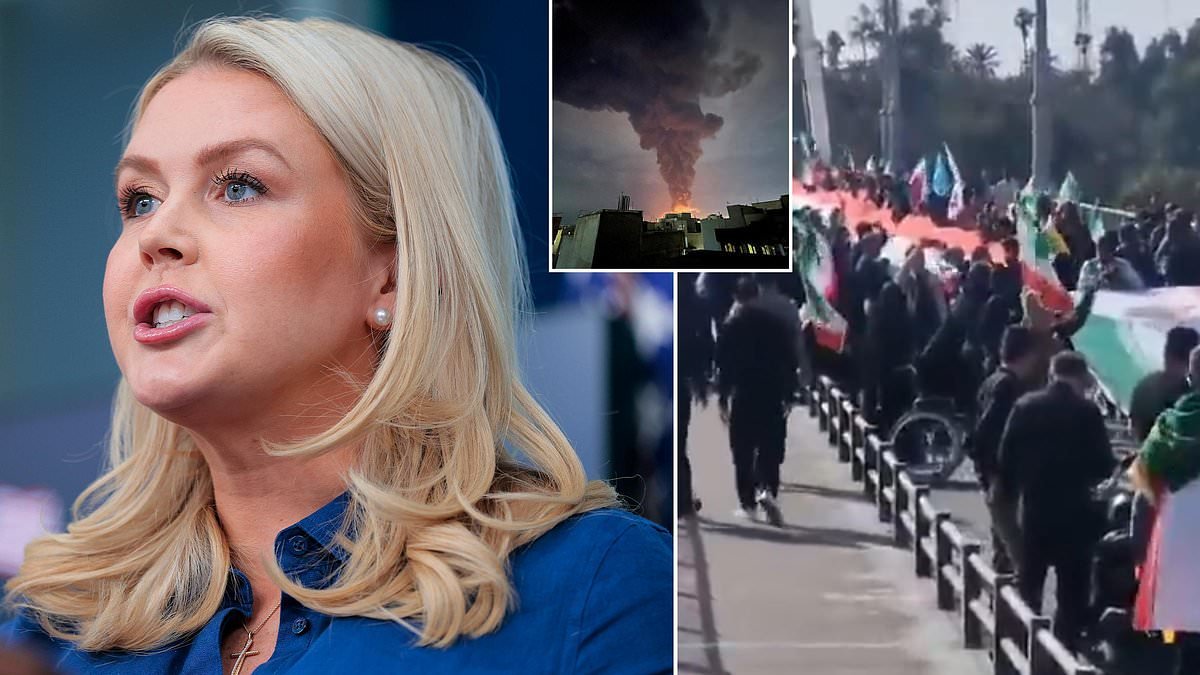 Karoline Leavitt's ice-cold response to the plight of terrified Iranian civilians as they fear more US bombs