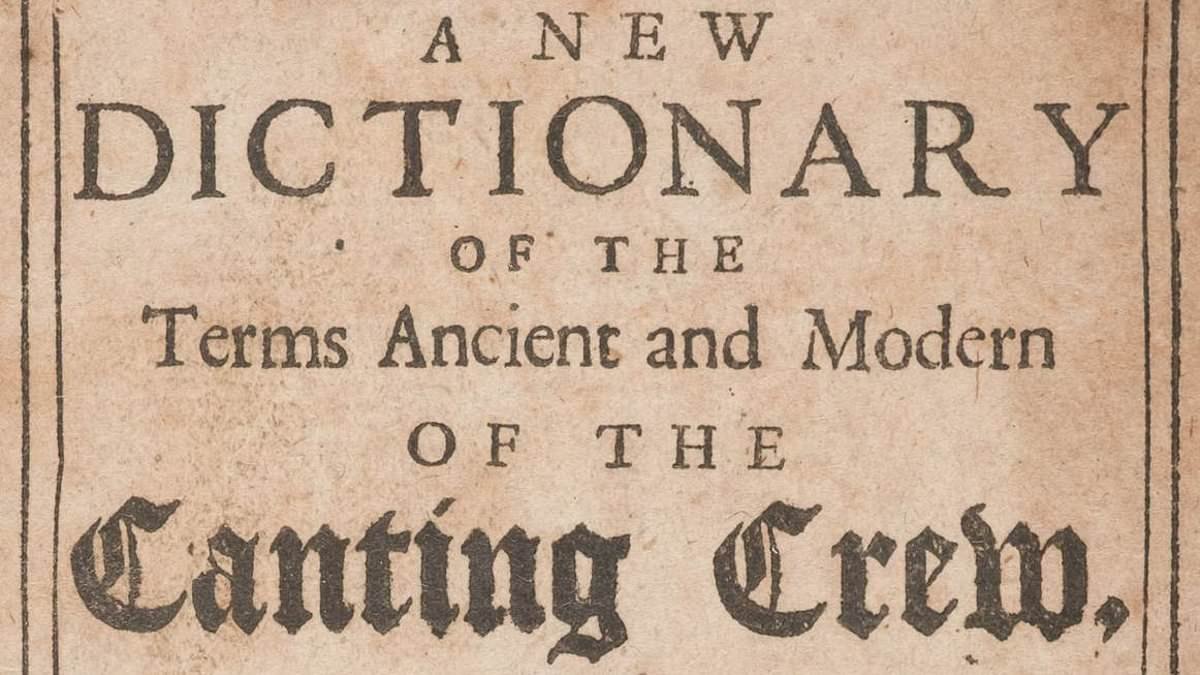 Revealed: The hilarious slang used in London 300 years ago - so, do YOU know your 'fuddle cups' from your 'cackling farts'?