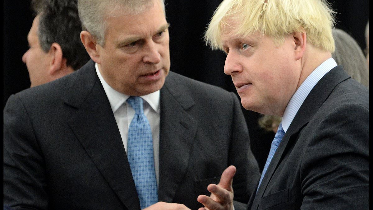 BORIS JOHNSON: My bizarre tea with Prince Andrew and his three jaw-dropping requests, day I had to ban him from an event in case he embarrassed the Queen... and what he did when I told him to open a pub