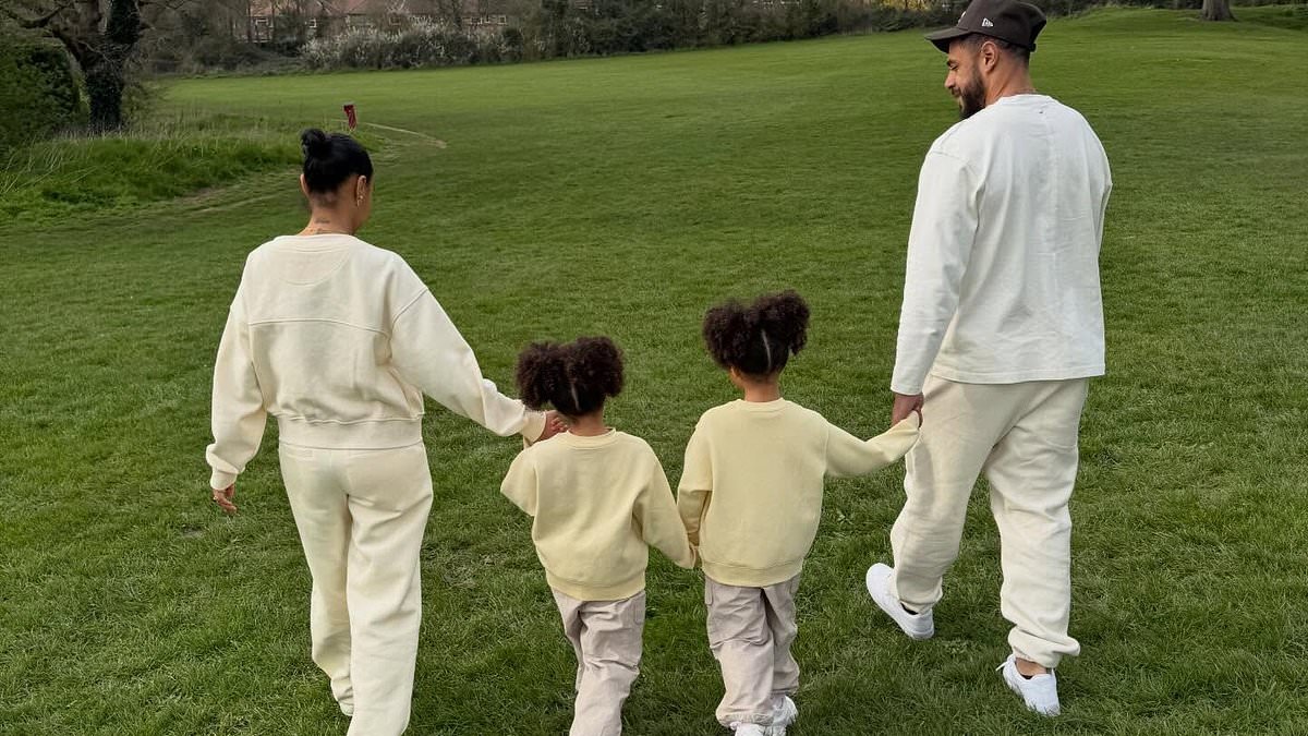 Leigh-Anne Pinnock shares rare photo of her twin daughters and husband Andre Gray after opening up on his 'betrayal'