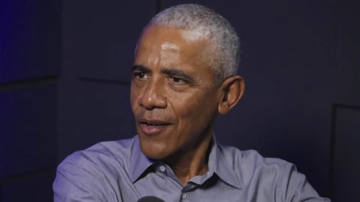 Barack Obama unleashes on Trump as he breaks silence over president's video depicting him and Michelle as apes