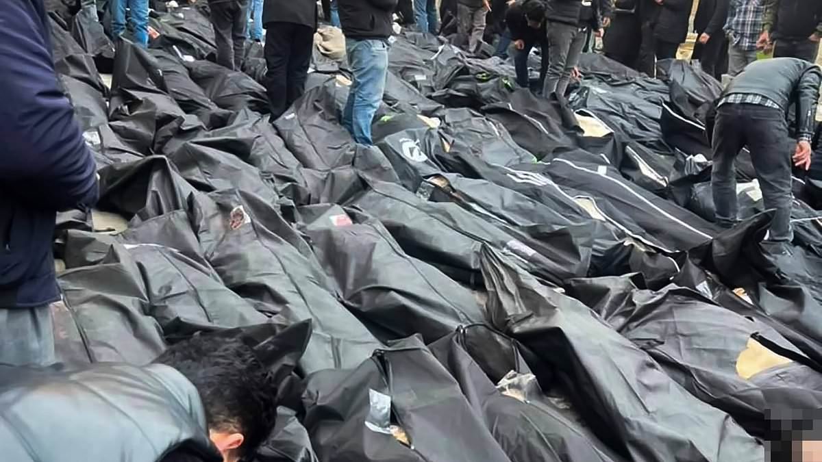 Death toll from Iran's brutal crackdown on protesters soars past 33,000, new figures show - double previous estimates, as families are forced to say slain loved ones were pro-regime