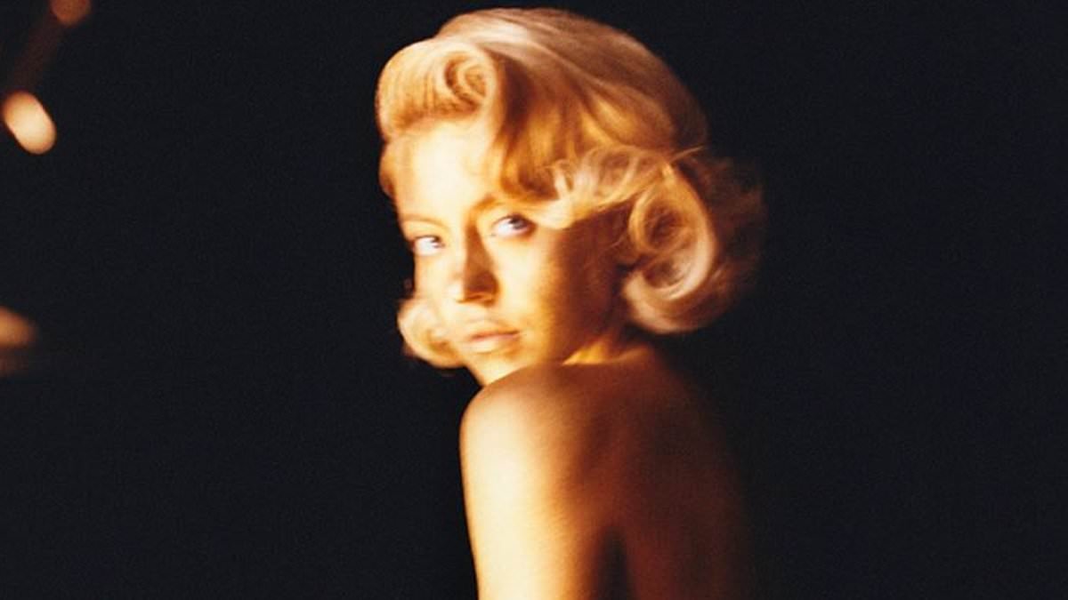 Sydney Sweeney poses completely NUDE for raunchiest magazine cover to date in just gold body paint