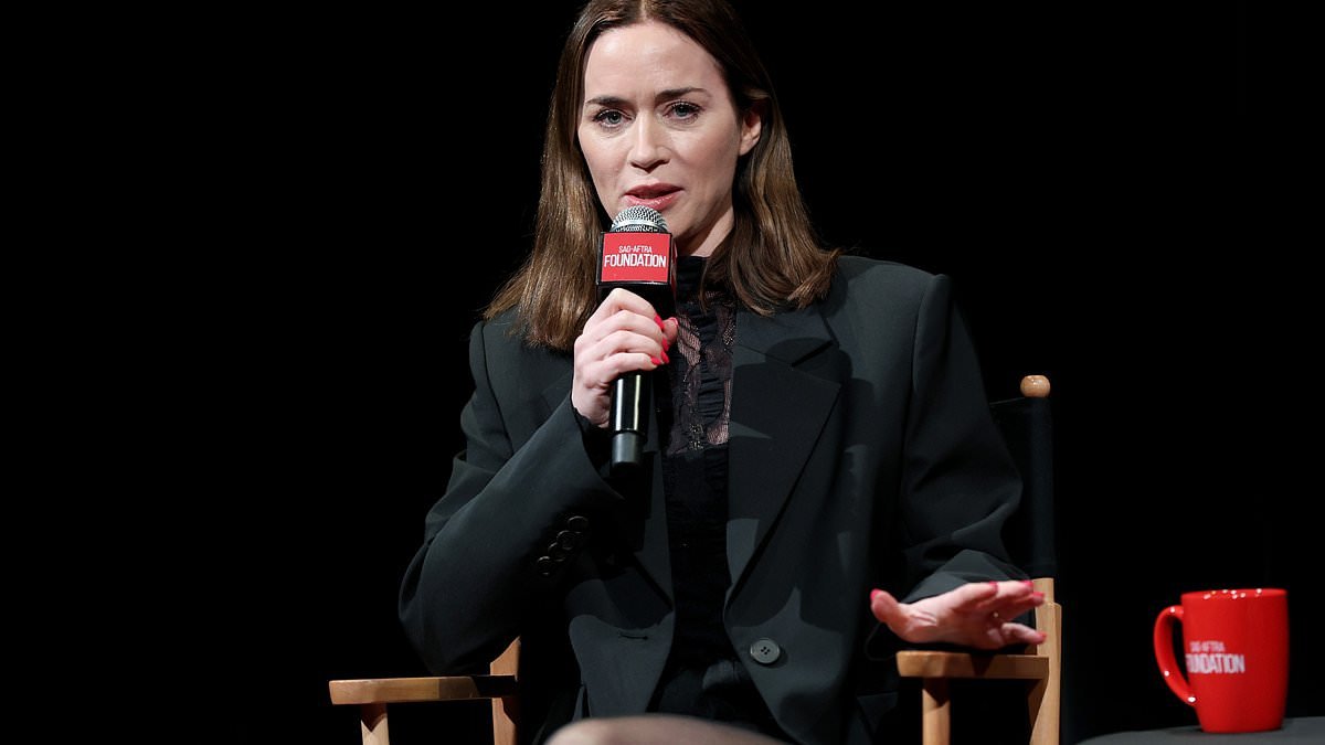Emily Blunt reveals she never expected to be an actress after a bad stutter left her thinking it was 'completely out of reach'