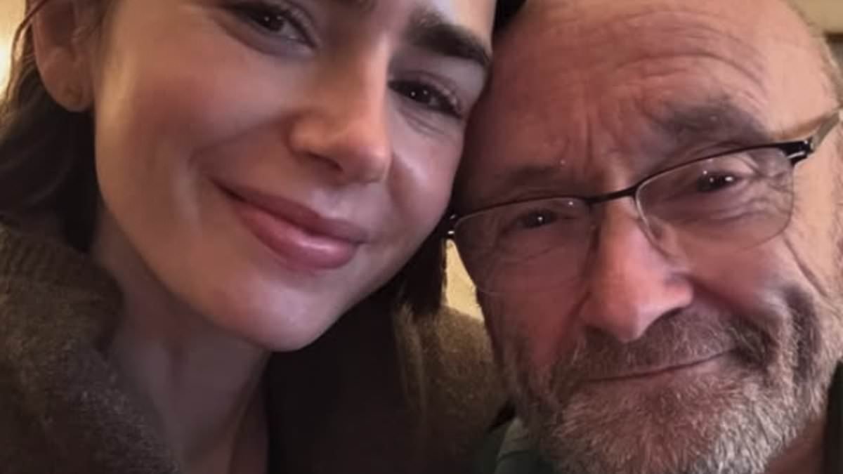 Lily Collins shares heartfelt tribute to music legend father Phil on his 'monumental' 75th birthday - after he opened up about his health woes