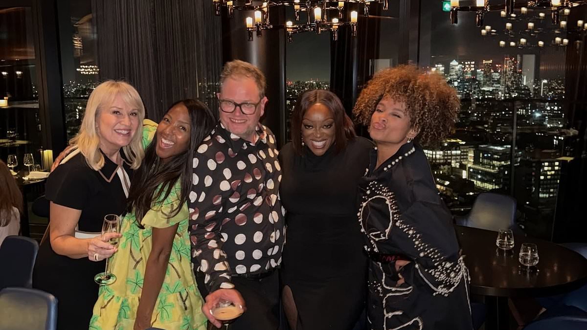 Angellica Bell turns 50: CBBC icon parties until 1am with celeb pals Alan Carr, Fleur East and Nicki Chapman at wild birthday bash