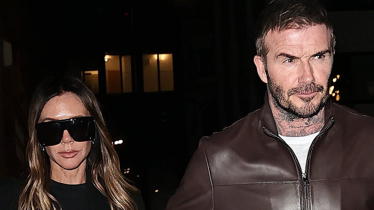 Victoria and David Beckham watch with pride as son Cruz performs emotional song about 'breaking mama's heart' amid bitter feud with estranged Brooklyn
