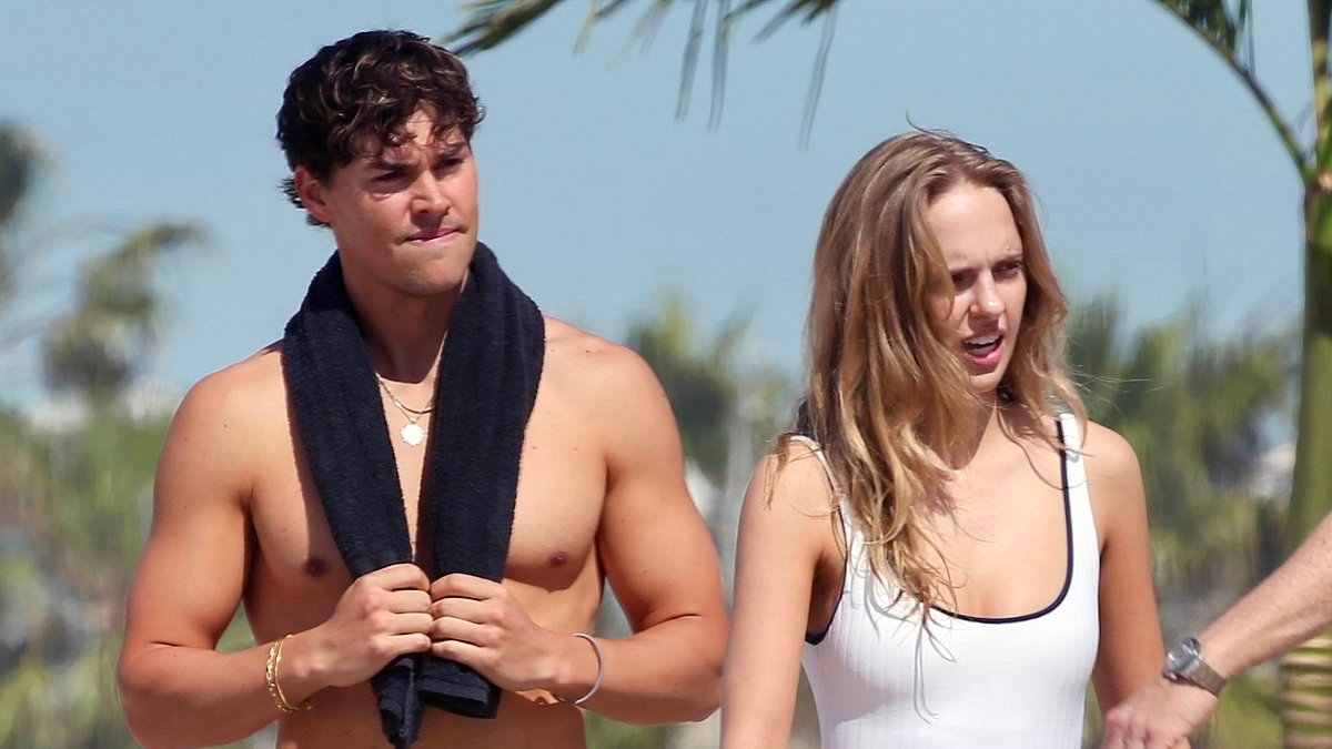 Baywatch is back: Stars show off their ripped bodies as they vie to become new David Hasselhoff and Pamela Anderson