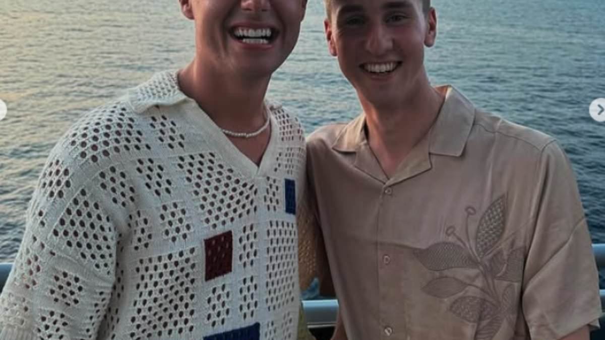 Bradley Riches is married! Emmerdale star ties the knot with fiancé Scott Johnson before dancing the night away surrounded by famous friends