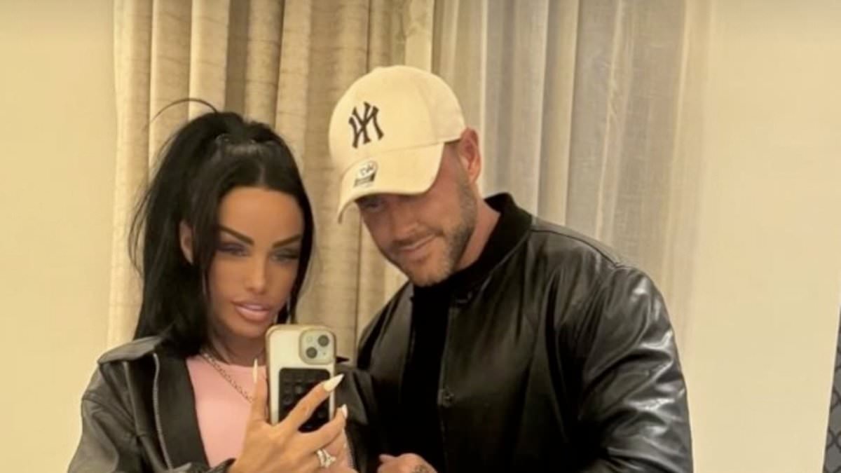 Katie Price shares first snap with new husband Lee Andrews after surprise Dubai wedding as ex-boyfriend JJ Slater reacts to whirlwind marriage with two finger salute