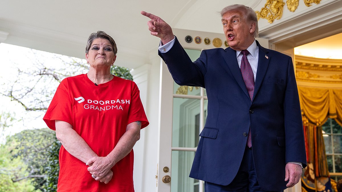 The REAL story behind DoorDash grandma of 10 who charmed Trump with two large bags of McDonald's