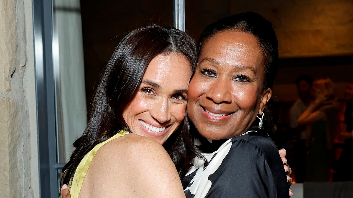 Meghan's awkward night out at Netflix party: From an 'exaggerated' show of friendship with the boss's wife to dress code clash with star of the event Carey Mulligan