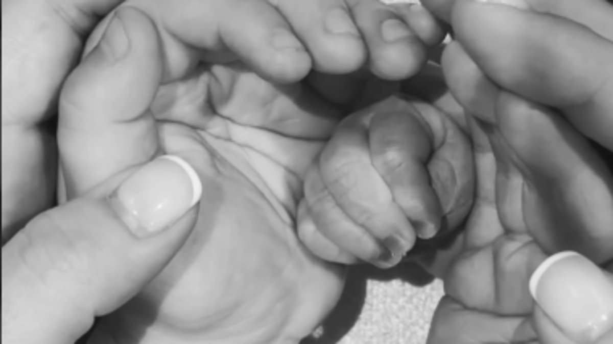 Lee Latchford-Evans reveals the gender of his newborn baby and the sweet name he and his wife Kerry-Lucy have picked