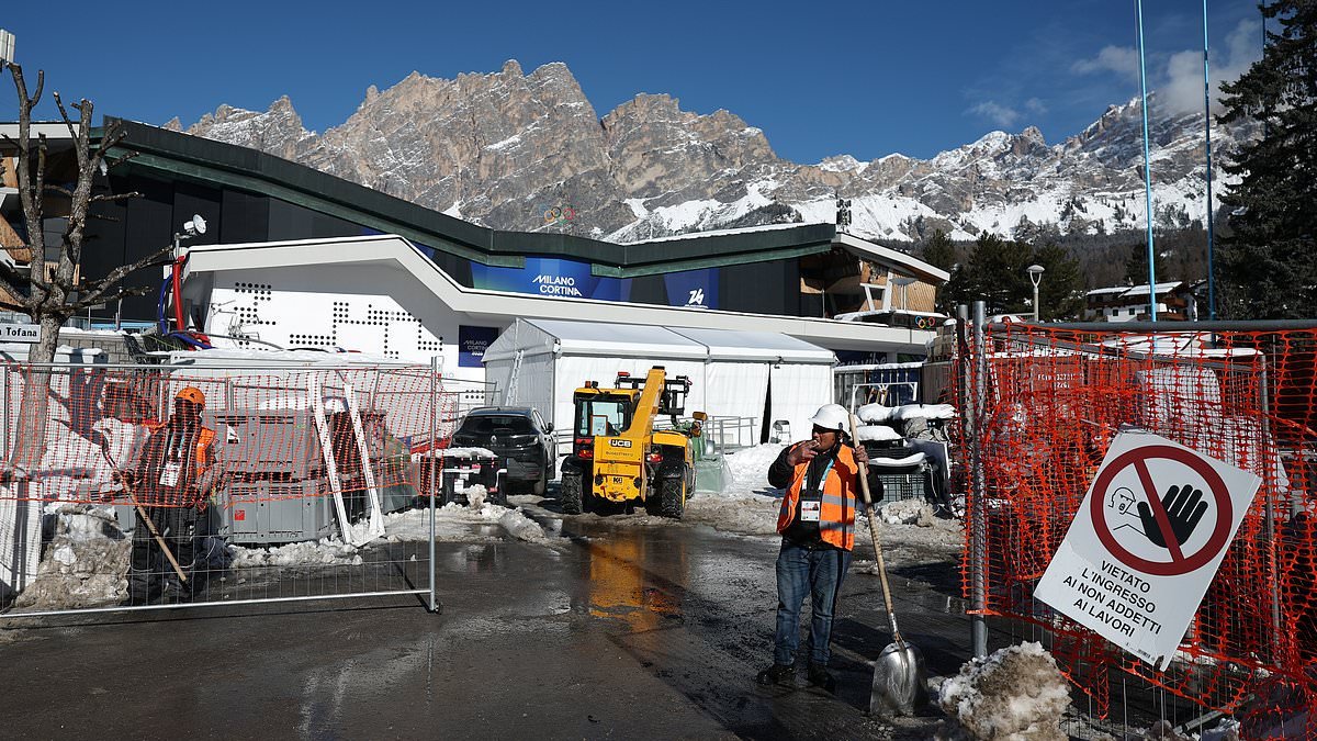 The unfinished Winter Olympics: Just one day before events begin, photos expose how the Games looks like giant construction site with schools forced to close and ice rinks made too small!