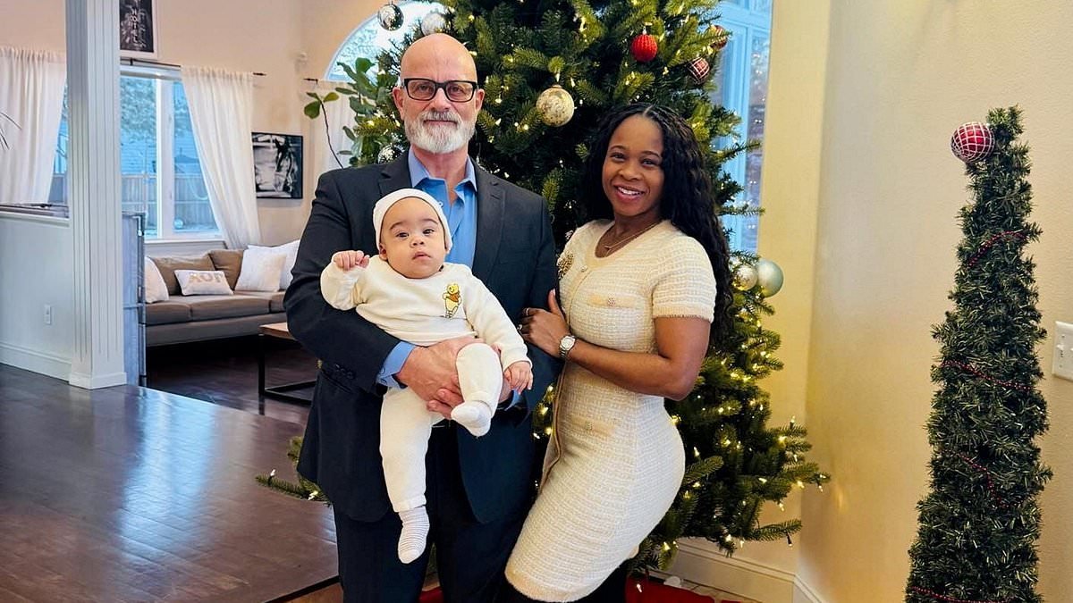 Couple with 35-year age gap welcome their first child on husband's 70th birthday