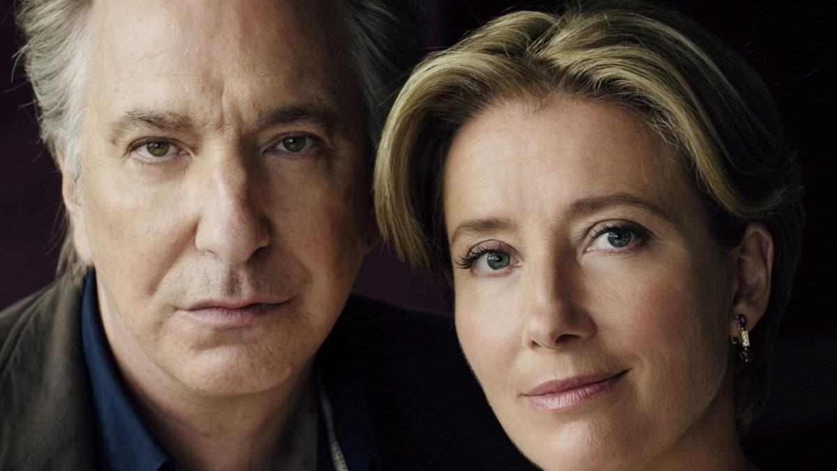 Emma Thompson decorated her late screen husband Alan Rickman's hospital room prior to his death so he would 'feel more at home'