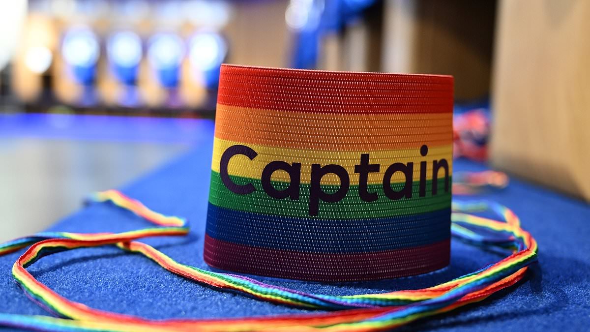 Premier League star 'complains his club are making him look like he's gay' - after they put him on the cover of their Rainbow Laces game programme two years in a row