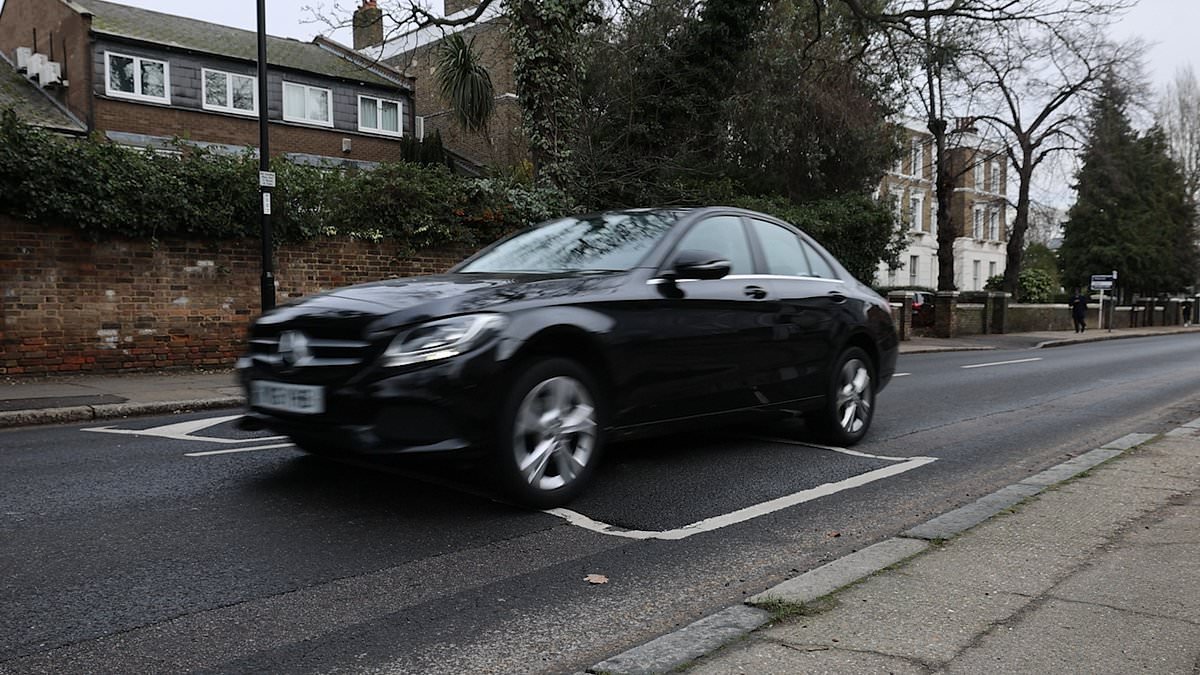 Motorists living in affluent London street accuse Labour of installing 'socialist speed bumps' that only scrape expensive cars
