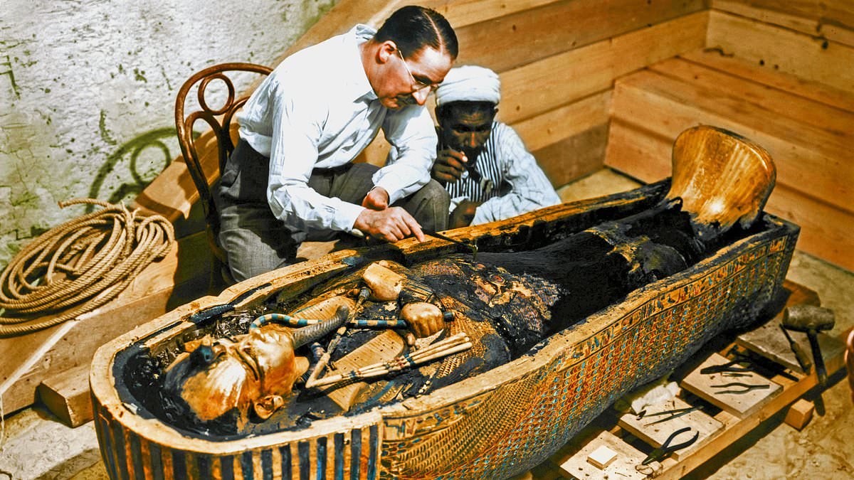 Never-before-seen letters accuse celebrated archaeologist Howard Carter of STEALING priceless artefact from Tutankhamun's tomb, documentary reveals