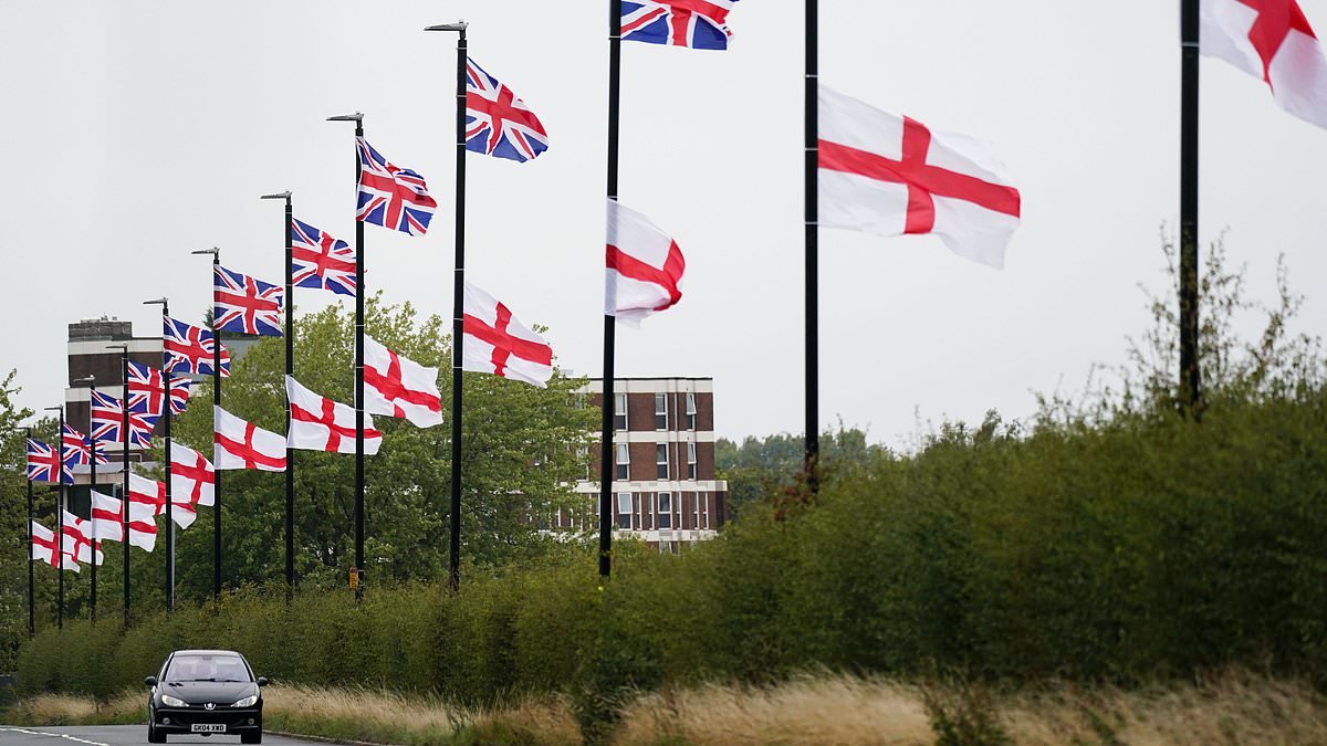 Councils told to 'hang their heads in shame' for spending more than £100,000 of taxpayers' money to take down St George's and Union flags