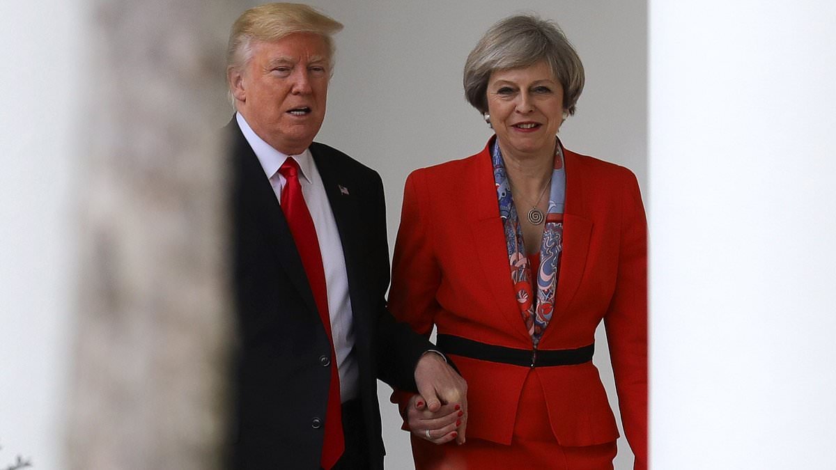 Theresa May REFUSED to give Donald Trump her personal phone number, reveals her ex-chief of staff - as world leaders reel from the US President sharing their 'cringe' messages