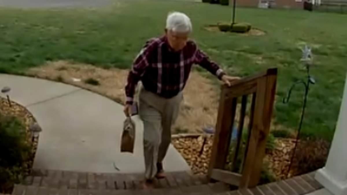 Frail DoorDash delivery driver, 78, who was too poor to retire is now on verge of becoming MILLIONAIRE thanks to donations from heartbroken well wishers
