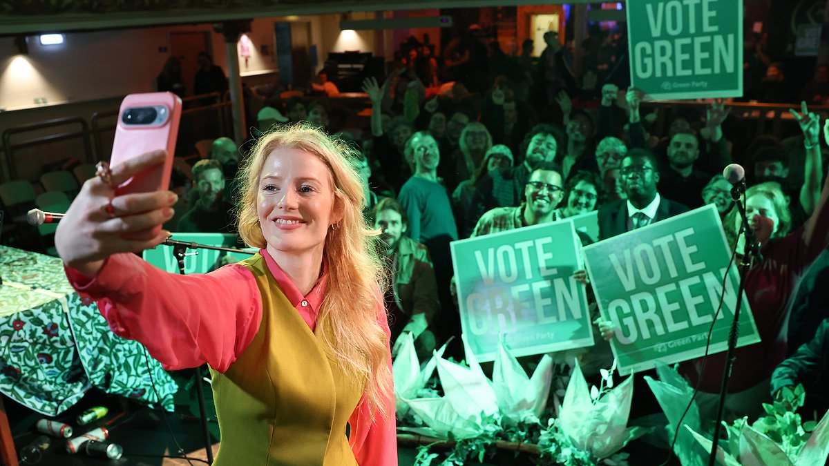 Green Party's Brexit-mocking, eco-zealot Hannah Spencer blasted the rich in her victory speech...but she owns TWO homes worth £1m and has a taste for globetrotting holidays